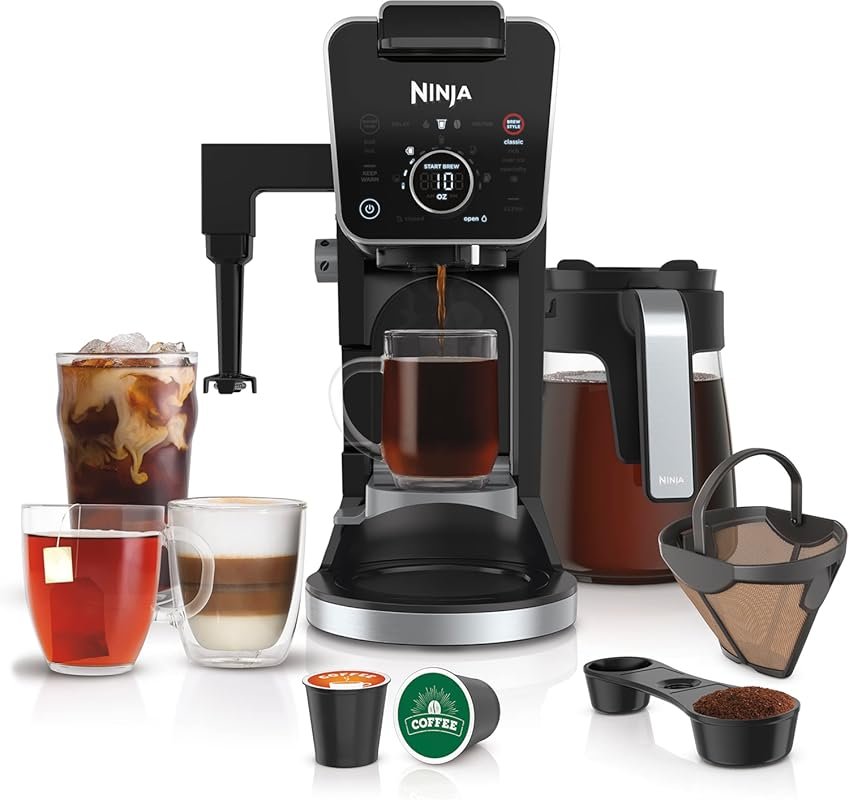 Ninja Hot & Iced DualBrew Pro 12-Cup Coffee Maker with K-Cup Compatibi
