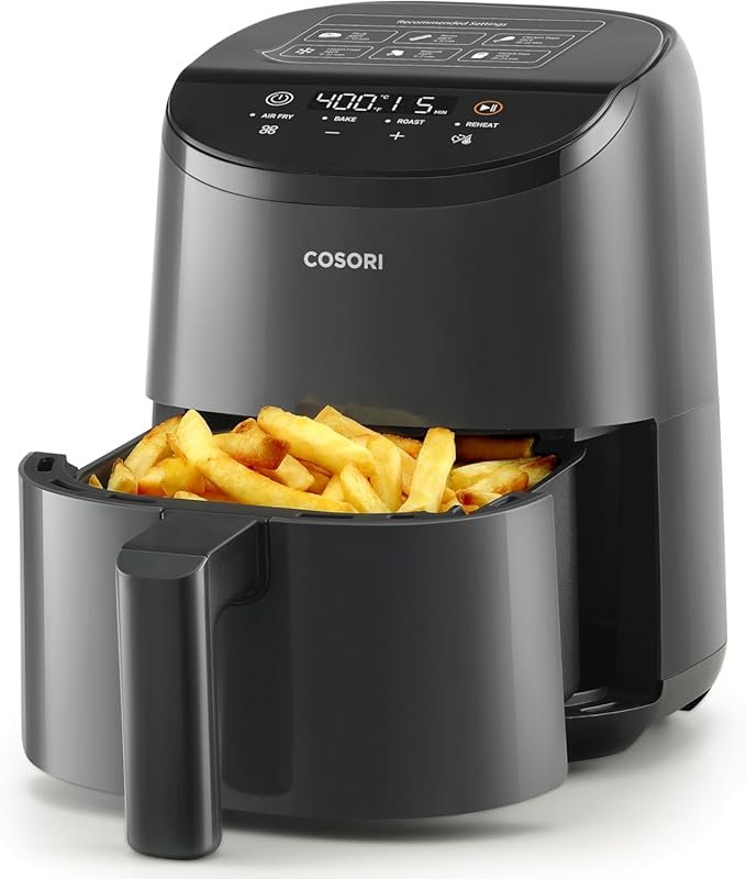 Cosori 2.1‑Qt Mini Air Fryer – 4‑in‑1 Compact Fryer with Nonstick Dish