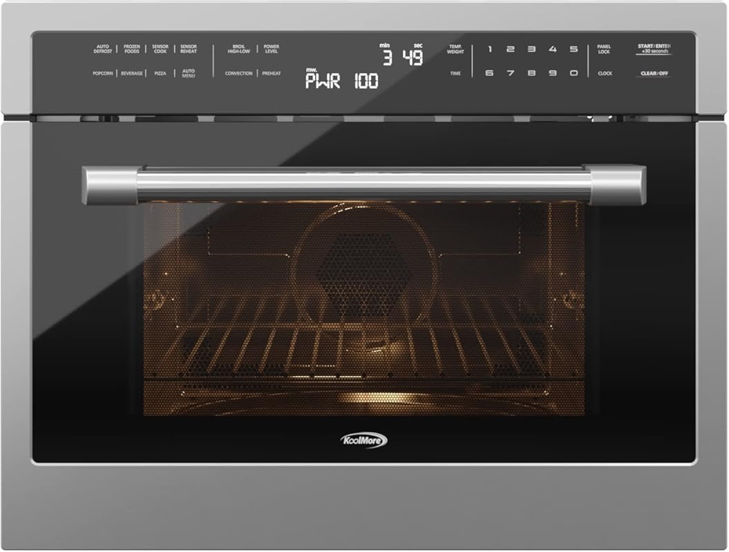 KoolMore Built-In Convection Microwave Oven with Broil & Touch Control