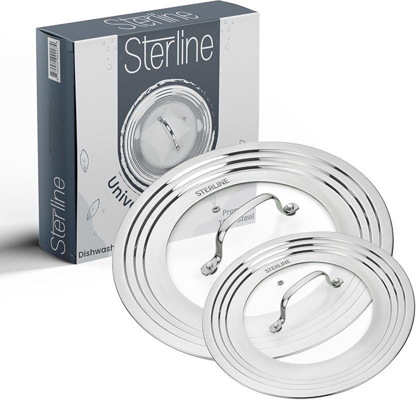 Universal Tempered Glass Lid Set Fits 5-12