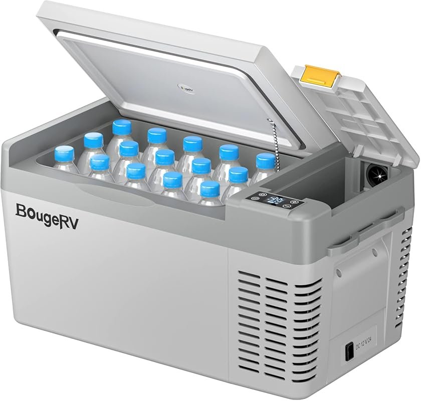 BougeRV CRPRO 21 Quart 12V Car Fridge Freezer, -8°F to 50°F, for RV, T