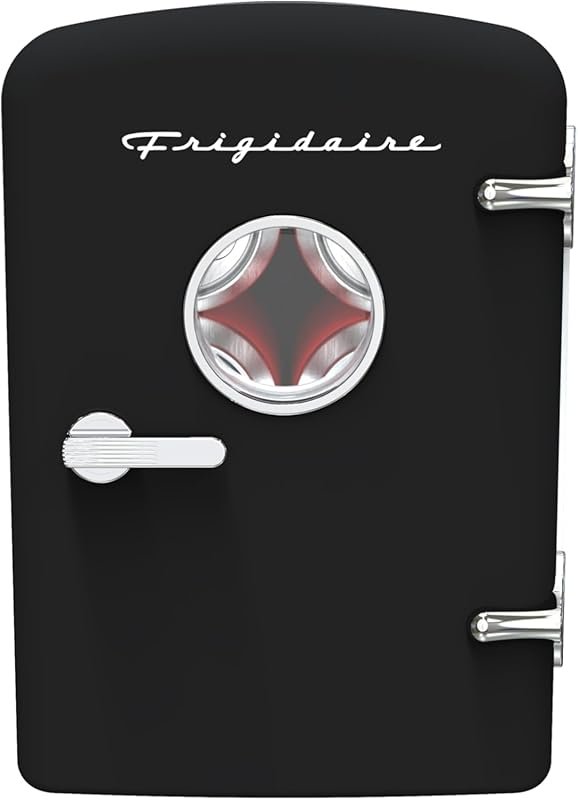 Frigidaire Retro 9-Can Mini Personal Fridge, Portable Cooler for Car, 