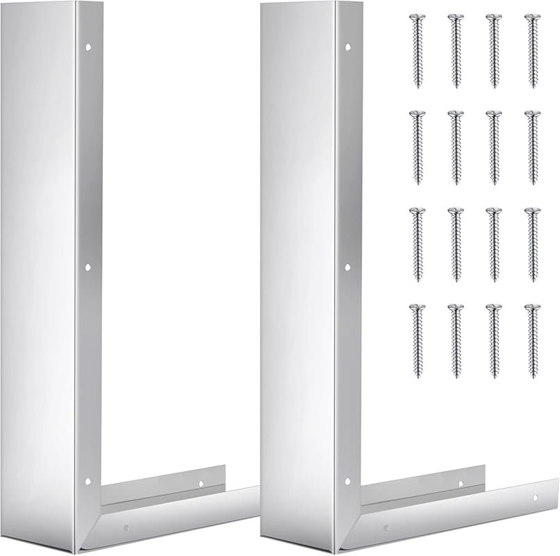 2-Piece Stainless Steel Microwave Trim Kit for Built-In Installation