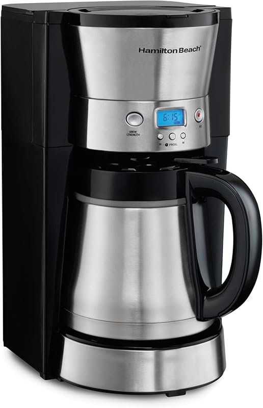 Hamilton Beach 10 Cup Programmable Coffee Maker with Thermal Carafe, S