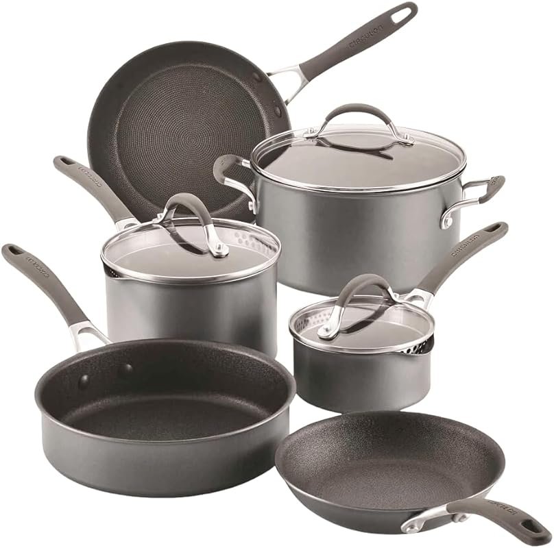 Circulon A1 Series ScratchDefense Nonstick Induction Cookware Set, 9-P