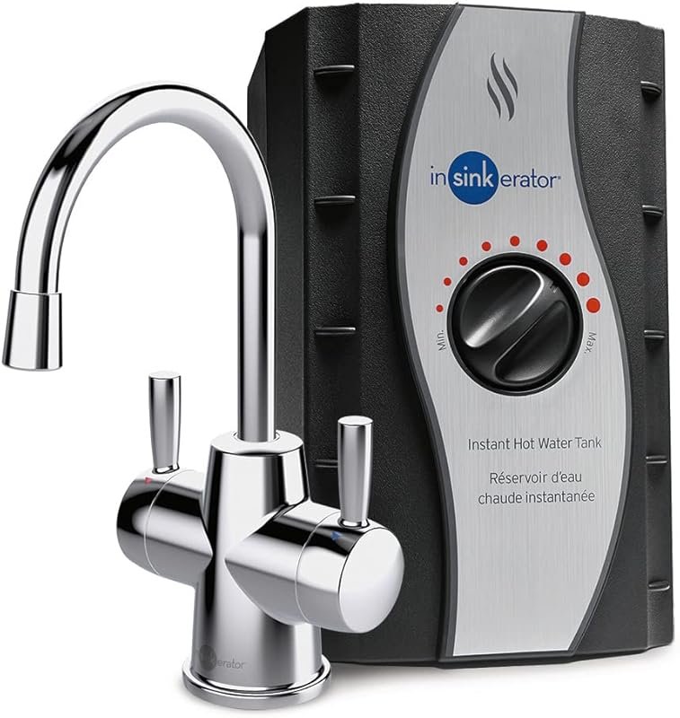InSinkErator HOT250 Stainless Steel Tank System with Chrome Faucet for