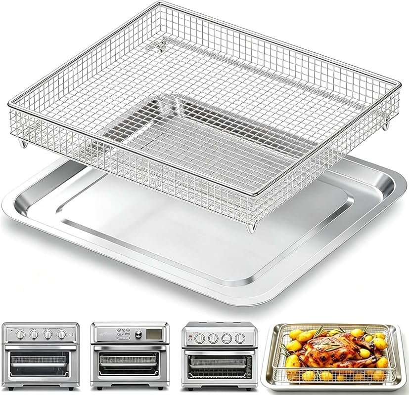 Cuisinart TOA‑60/65/70 Convection Oven Tray Replacement – 12.4×11″ Non