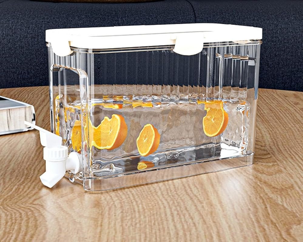 3.5L Refrigerator Cold Water Bucket Beverage Dispenser for Iced Drinks