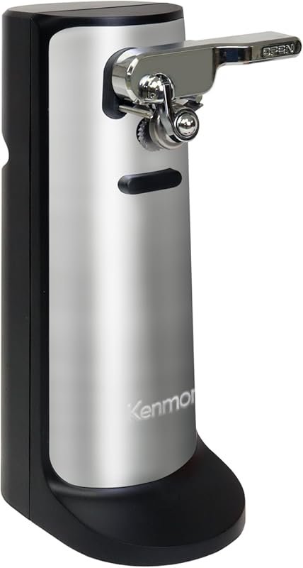 Kenmore Arthritis-Friendly Can Opener with Bottle Opener, Knife Sharpe