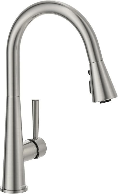 Lava Odoro Montelux Brushed Nickel Kitchen Faucet with Pull Down Spray