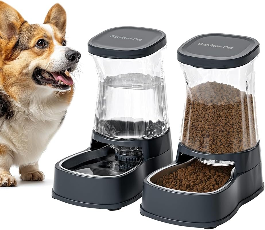 Gardner Pet Automatic Dog Water Dispenser Gravity Stainless Steel Feed