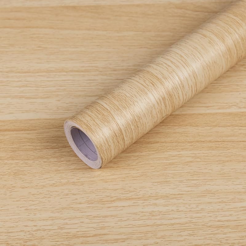 Light Oak Wood Grain Peel & Stick Wallpaper for Countertops – Waterpro