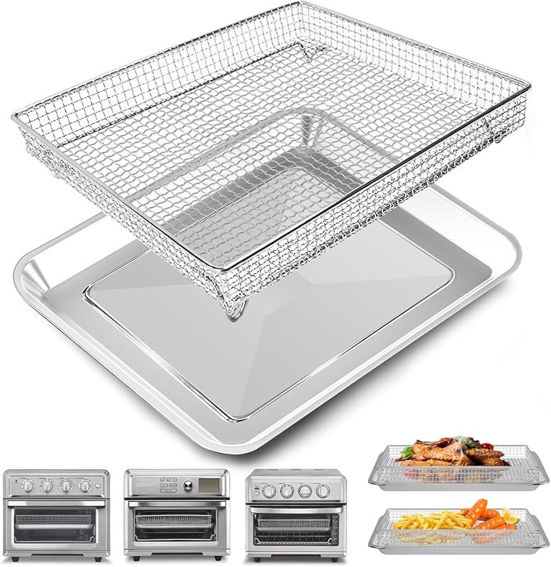 Replacement Air Fryer Basket Tray for Cuisinart TOA‑60/65/70 – 12.4×11