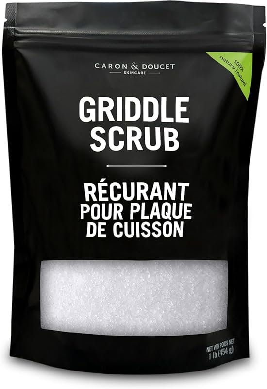 Caron & Doucet Natural Griddle Salt Scrub for Rust Removal Without Scr