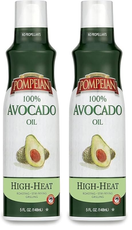 Pompeian Avocado Oil Cooking Spray 5 oz High Heat Non-GMO Gluten Free
