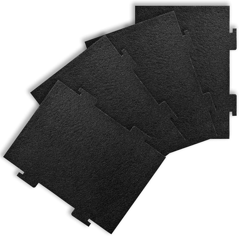 4 Pack Charcoal Air Filters for Whirlpool OTR Microwaves YKMLS311/YWML