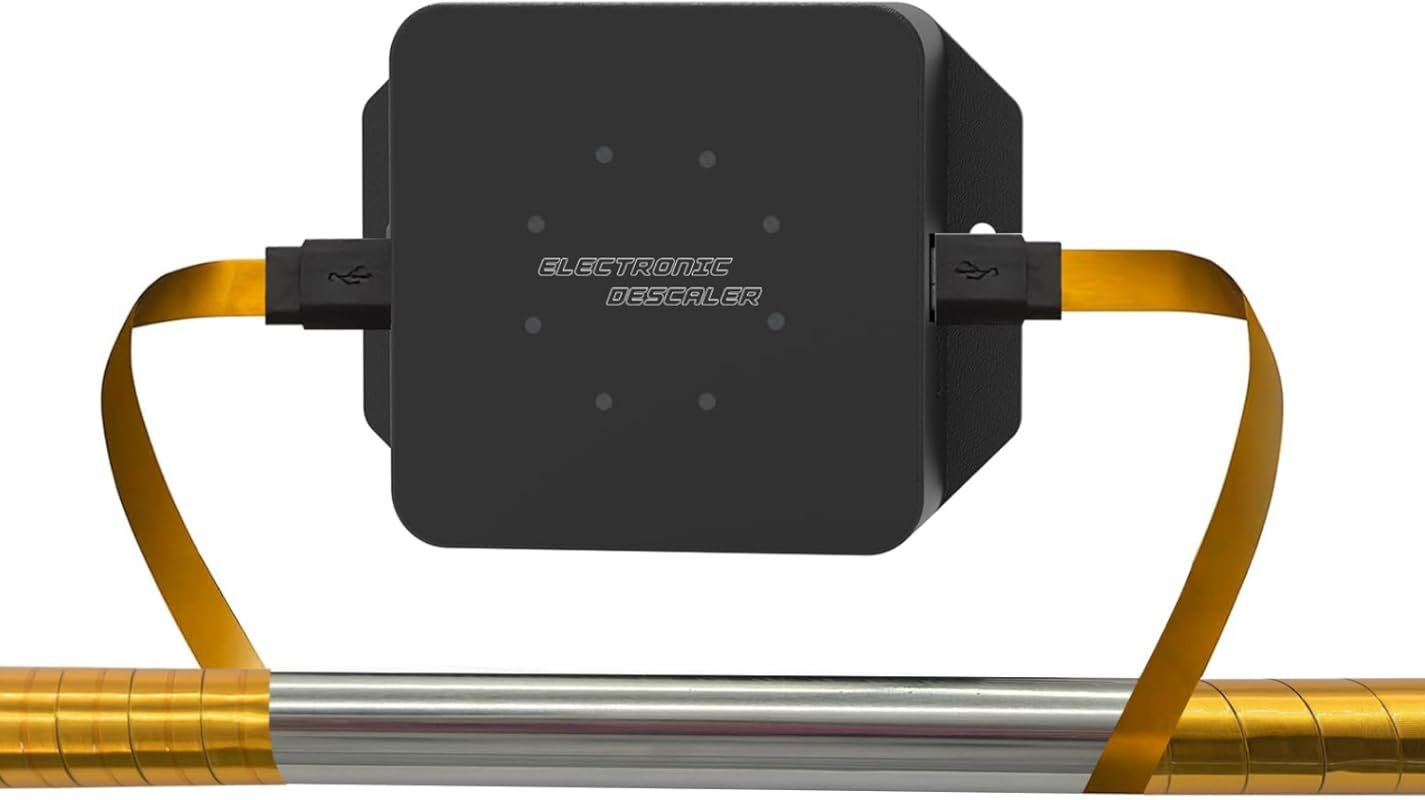 Electronic Whole House Descaler Alternative Salt-Free Softener Reduces