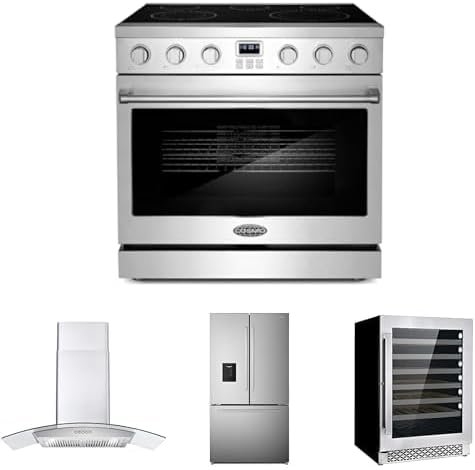 COSMO 4-Piece Kitchen Appliance Package: 36