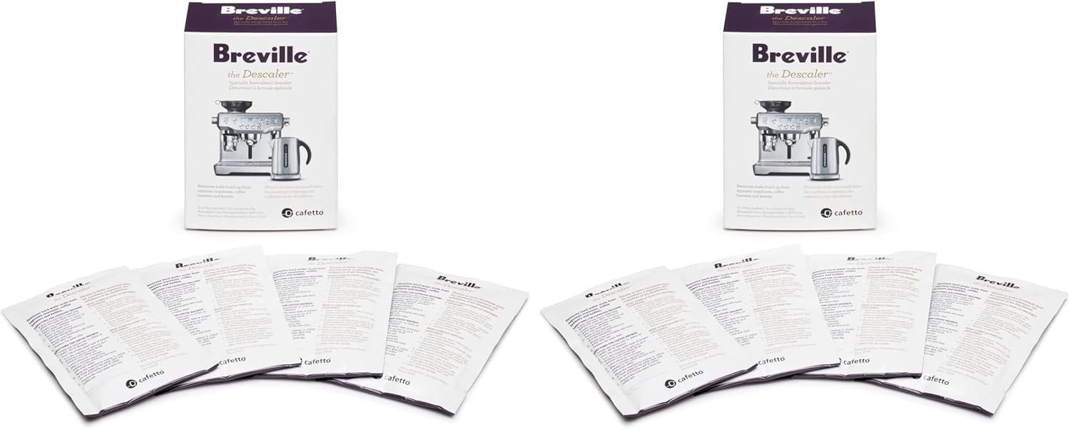 Breville the Descaler for Espresso Machines, Pack of 8 (BES0070NUC1)