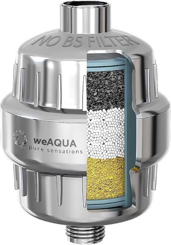 Heavy Duty Shower Filter – 99% Removal of Chlorine, Fluoride, Heavy Me