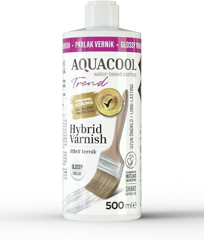 Aquacool Trend Hybrid Water-Based Gloss Varnish for Furniture