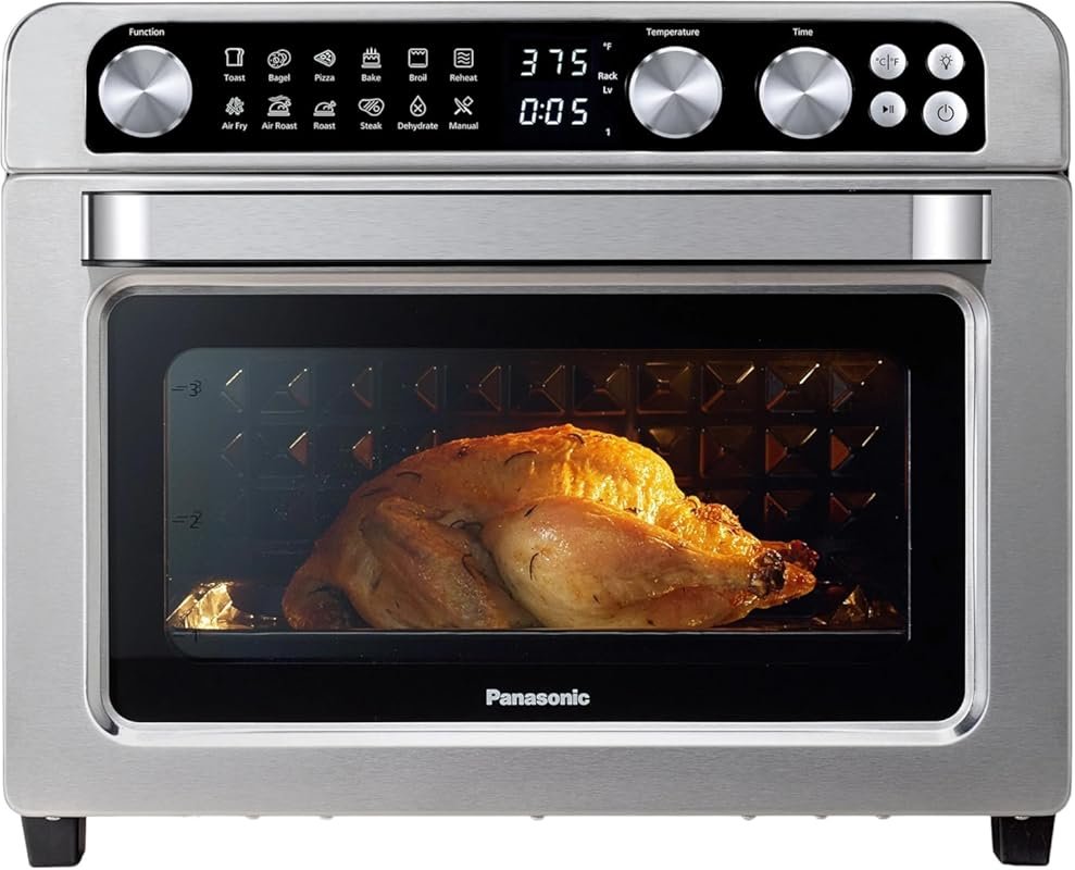 Panasonic FlashXpress Family Size Air Fryer Toaster Oven Combo, 11 Fun