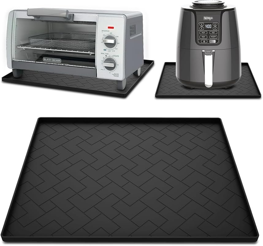 Universal Silicone Heat‑Resistant Mat 18"x15" for Ninja, Cosori, Chefm