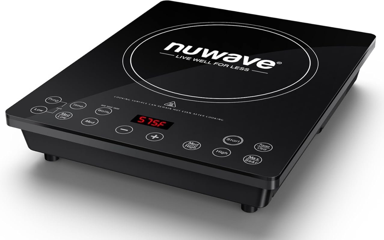 Nuwave NSF‑Certified Portable Induction Cooktop, Single Burner, 94‑Deg