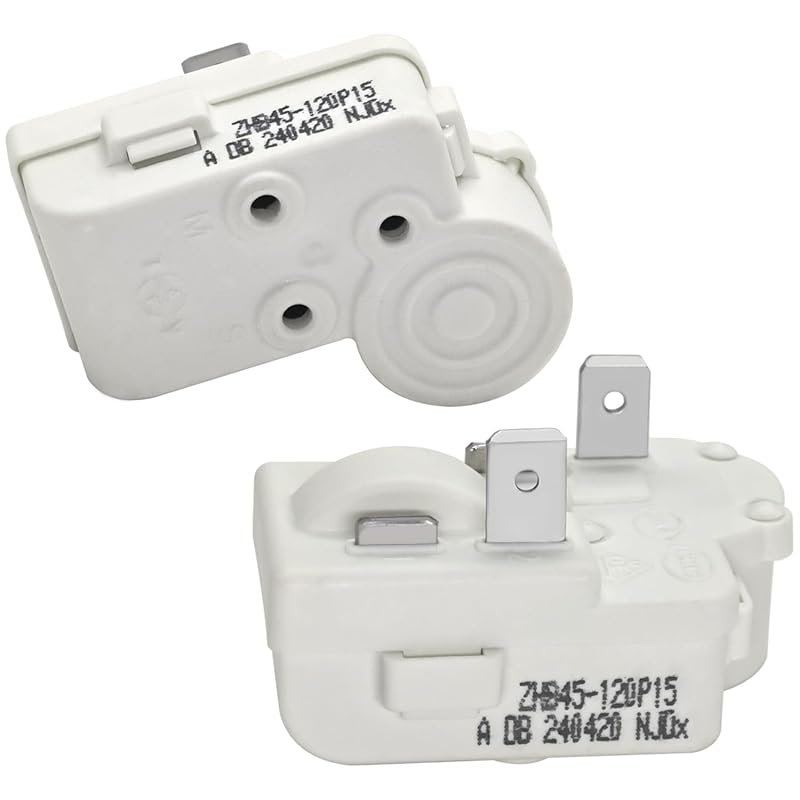 2-Pack 2-Pin PTC Starter Relay & Overload Protector for Universal Mini