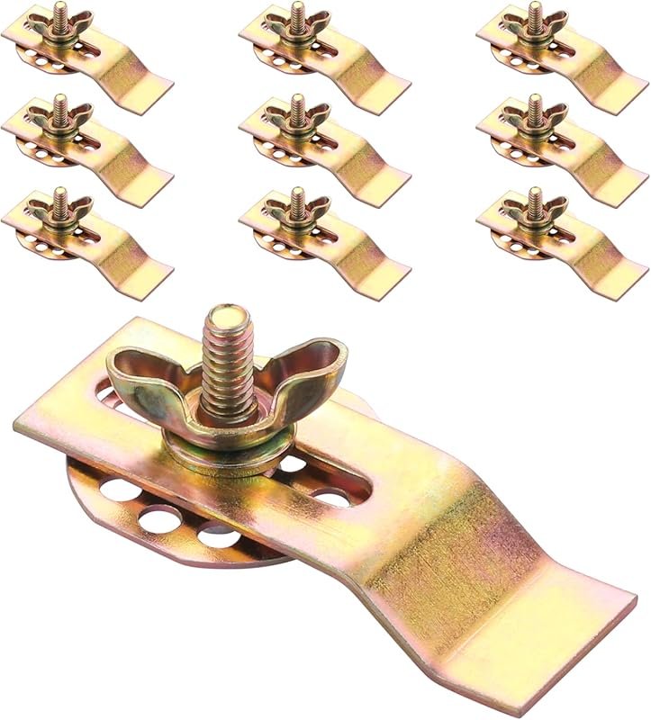Premium 10-Pack Undermount Sink Clips & Mounting Kit for Kitchen, Bath