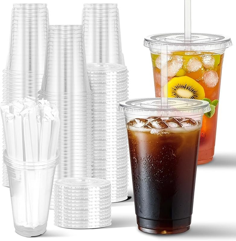 Rolling Sands USA Made 16 oz Reusable Coffee Cups with Lids