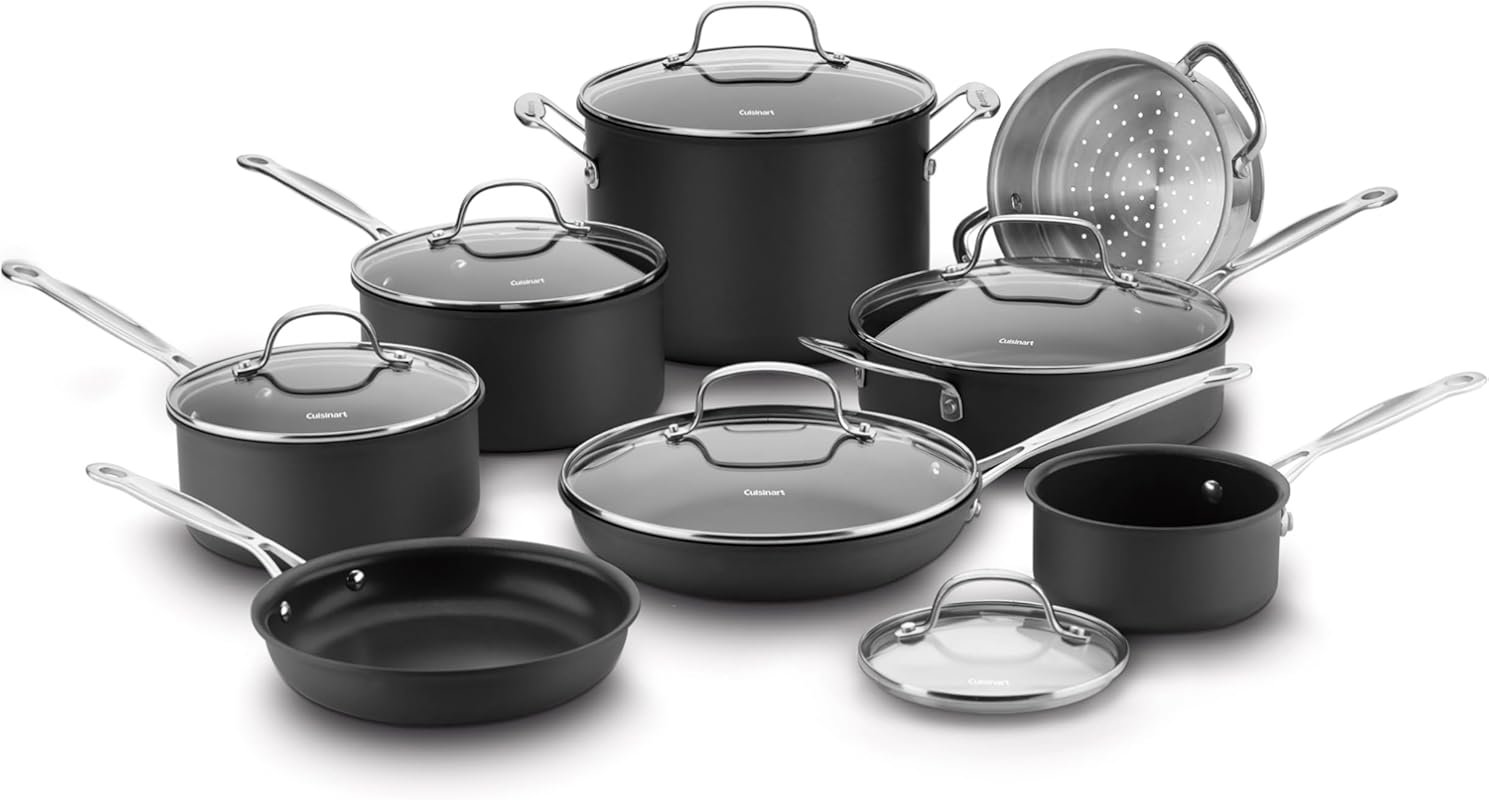 Cuisinart Chef's Classic 14-Piece Nonstick Hard Anodized Set