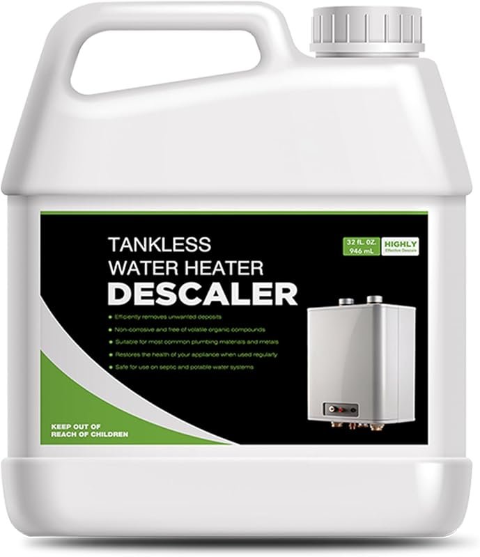 Premium Tankless Water Heater Descaler – Restores Efficiency with Easy