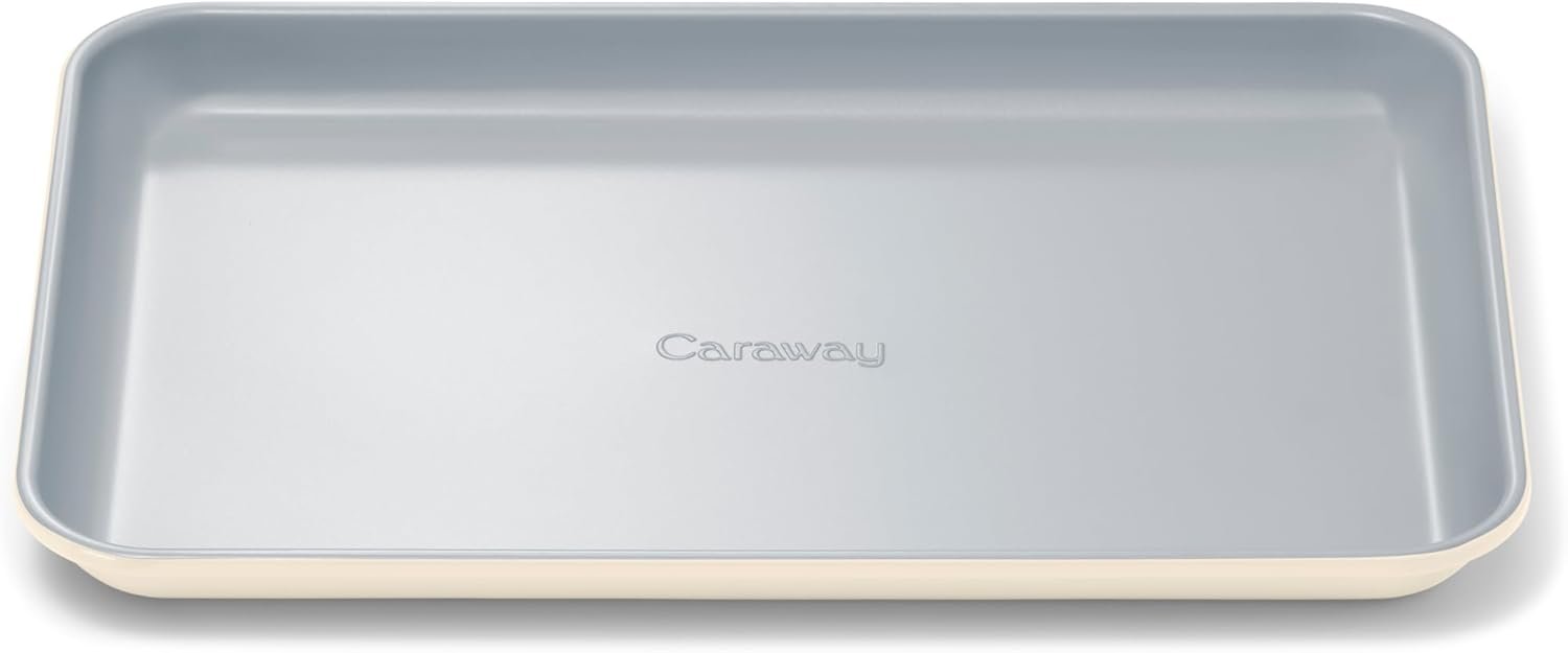 Caraway Nonstick Ceramic Baking Sheet, 9x13”, Non-Toxic & Oven Safe