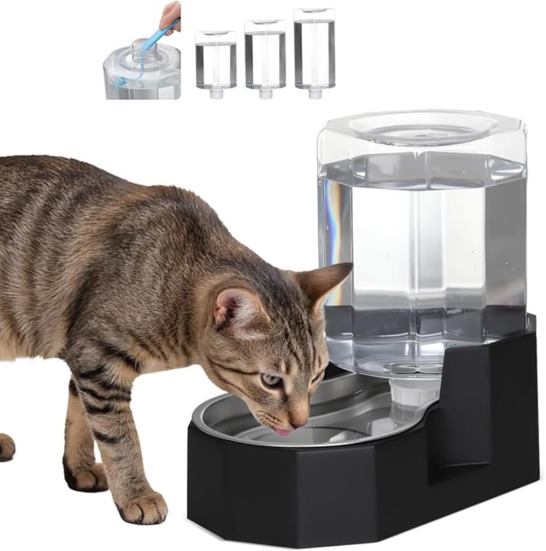 Sfozstra 5L Octagonal Gravity Water Dispenser with Stainless Steel Bow