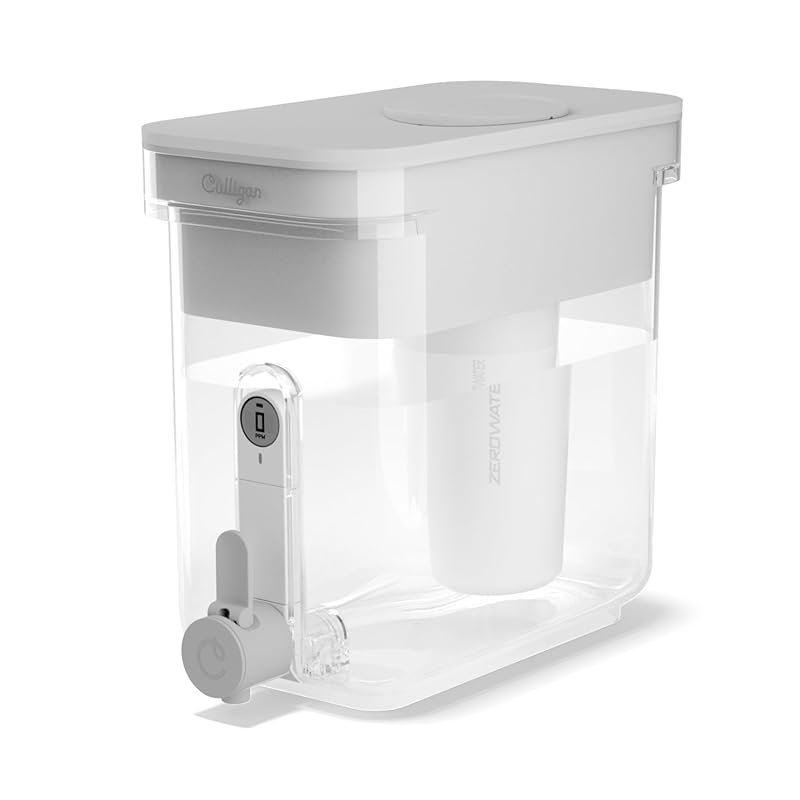 Culligan ZeroWater 23-Cup Water Dispenser – 5-Stage Filter Reduces Lea