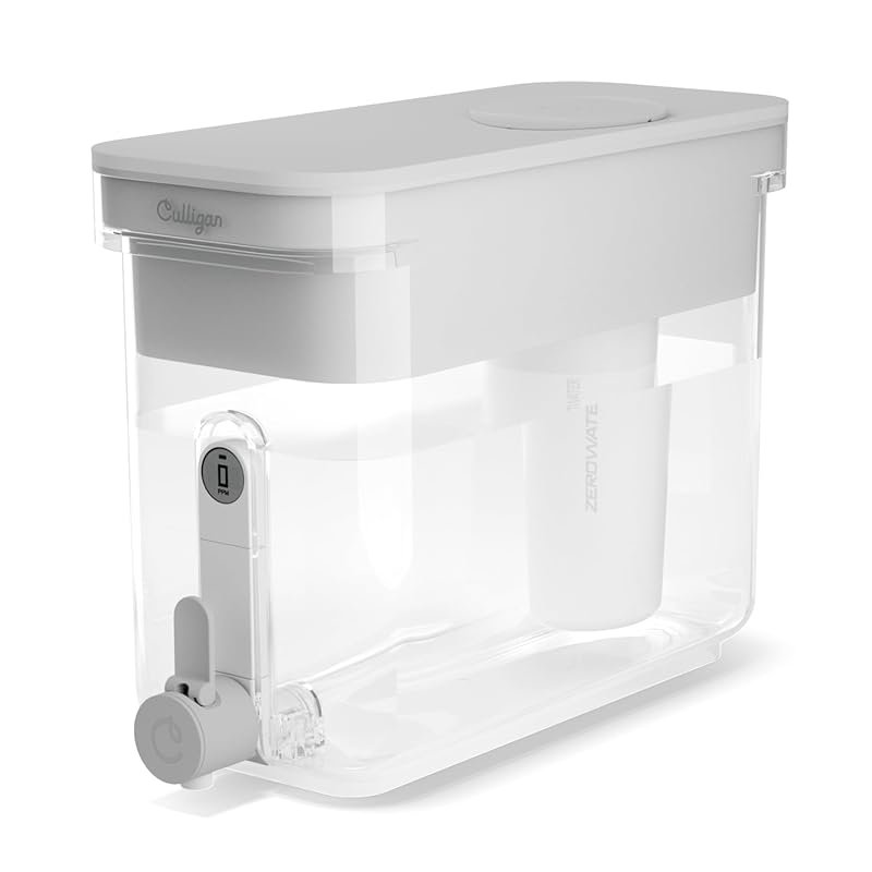 Culligan ZeroWater 32-Cup Water Dispenser – 5-Stage Filter Reduces Lea