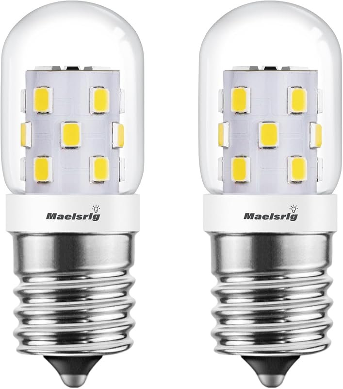 Dimmable E17 LED Microwave Light Bulb 3W 380LM Cool White 6000K 40W Eq