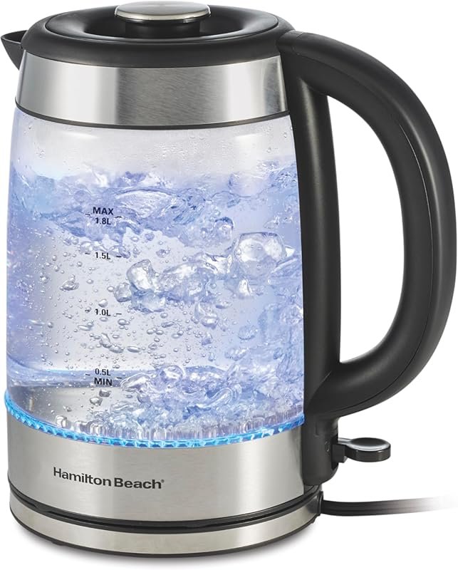 Hamilton Beach 1.8L Cordless Electric Tea Kettle with Auto-Shutoff, Bo