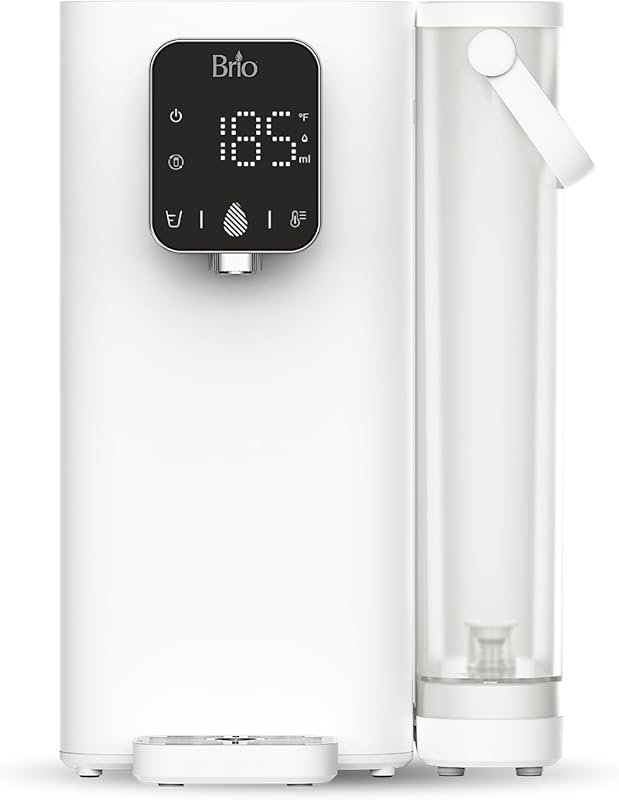 Brio Countertop Water Dispenser – 3 Stage Filter, Instant Hot Water, 2