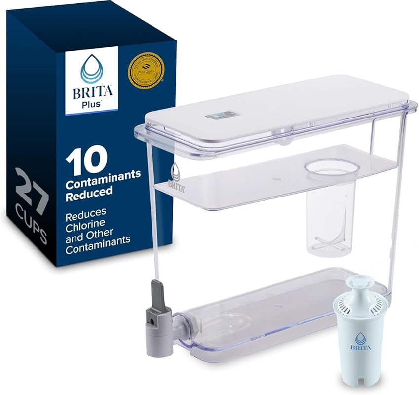 Brita UltraMax Large Water Dispenser – 27‑Cup Capacity, White, Include