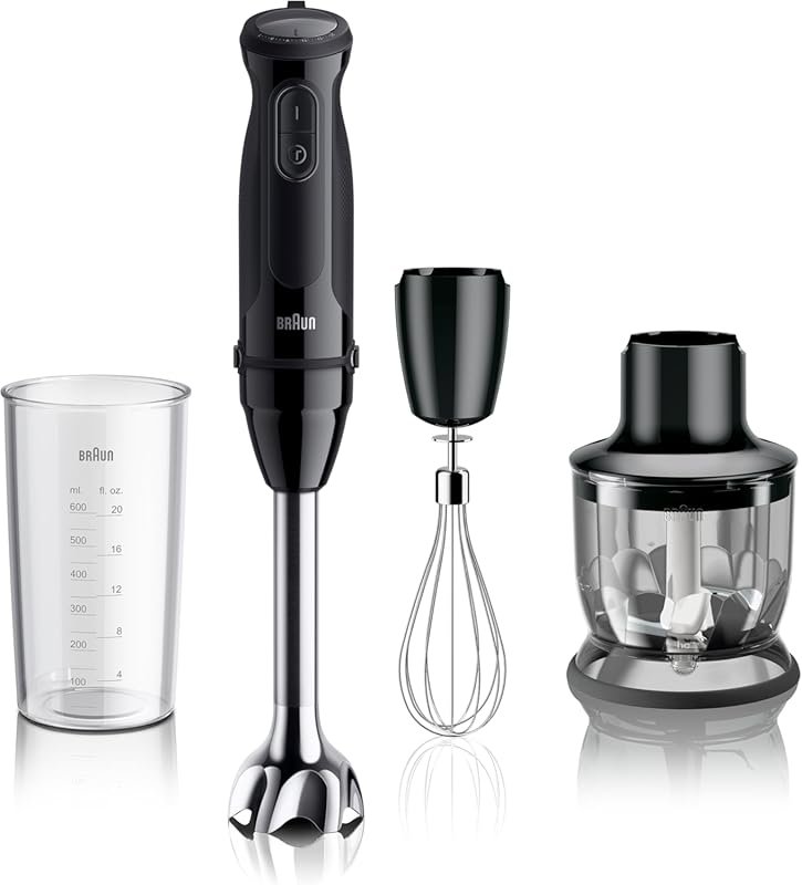 Braun MQ50202M MultiQuick Vario 5 Handheld Blender with 21-Speed & Tur