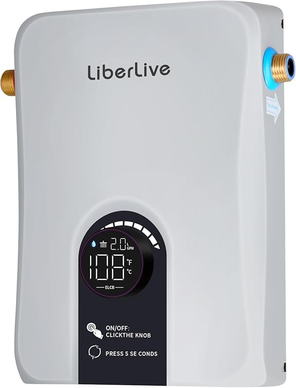 Electric Tankless Water Heater, 13kW 240V On-Demand Whole House Hot Wa