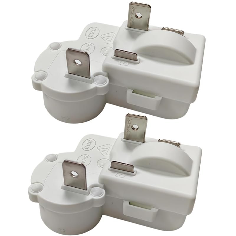 2-Pack 2-Pin PTC Starter Relay & Overload Protector for Danby Haier Mi