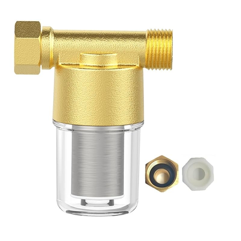 FA20 Brass 40-Micron Reusable Sediment Filter for Washing Machines, Sh