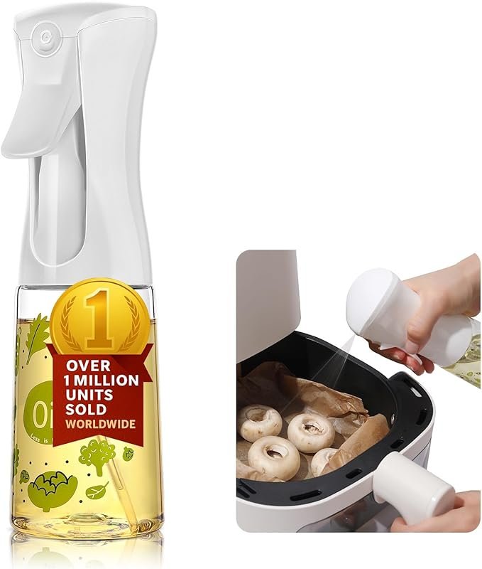 Mistifi PET Oil Sprayer 200ml Fine Mist for Healthy Frying & Air Fryer