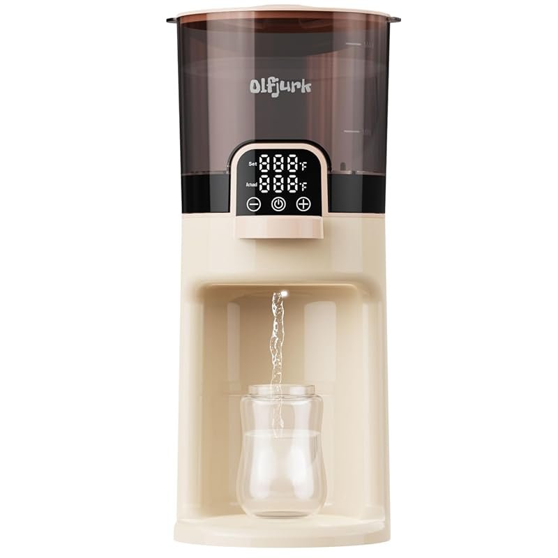 Instant Baby Bottle Warmer Beige, Warm Water Dispenser with Detachable