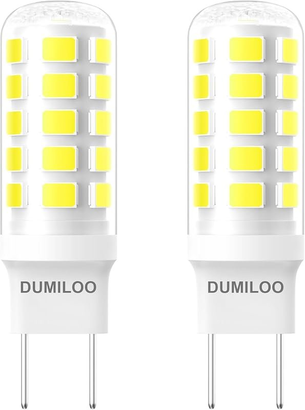 Upgraded Glass LED Microwave Bulb, 5W 500 lm Dimmable G8, 120V Equival