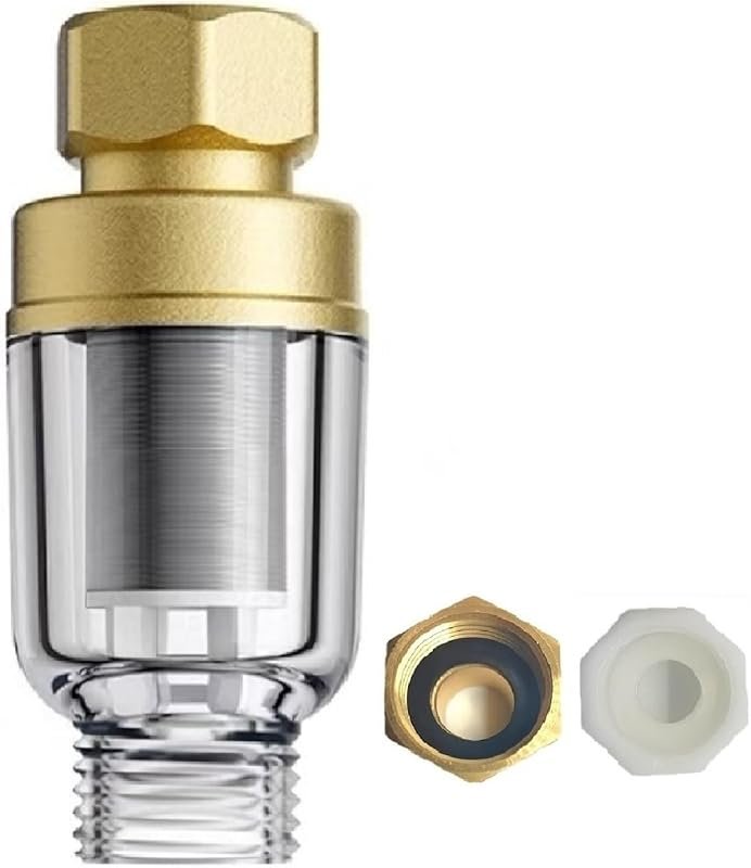 FA22 MINI 50-Micron Brass Sediment Filter – Anti Scale, Compact & Reus
