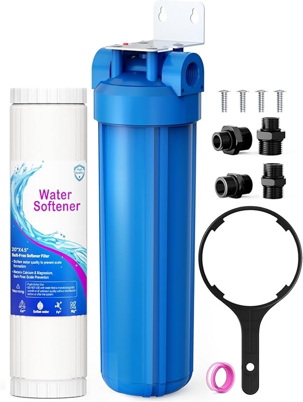 Whole House Salt Free Water Softener, Salt-Free Water Filter System, S